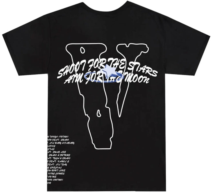 Pop Smoke x Vlone Tracklist Tee “Black”