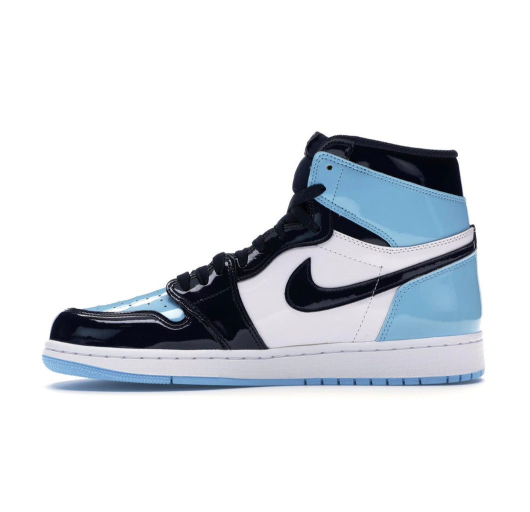 Air Jordan 1 WMNS Retro High OG UNC Patent (Blue Chill)